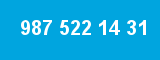 987 522 14 31 987 522 14 31